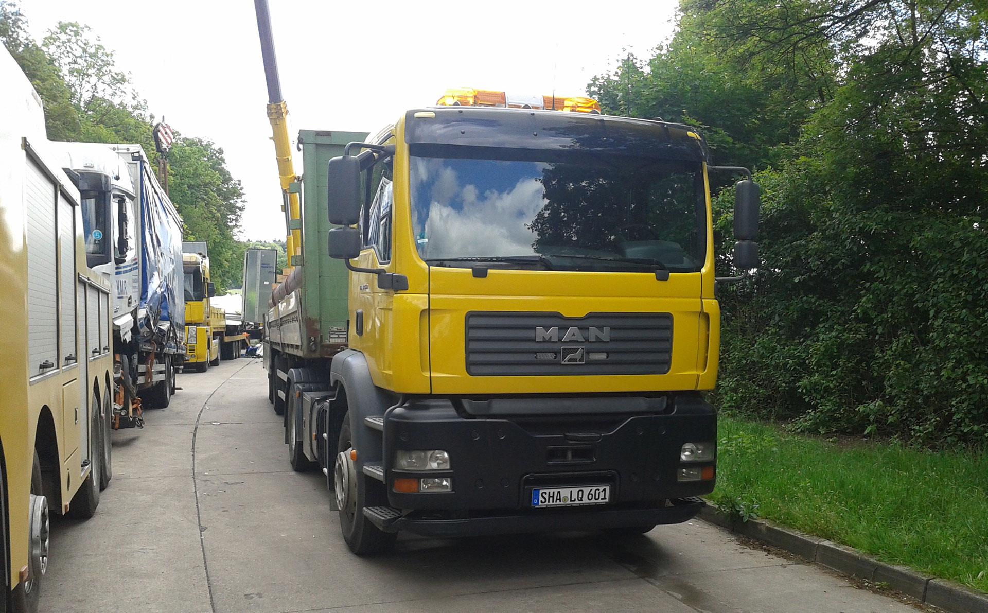 Fahrzeugbergung von Lkw 