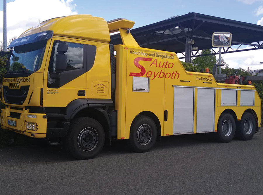 Ablauf des LKW-Reifennotdienstes in Beilstein